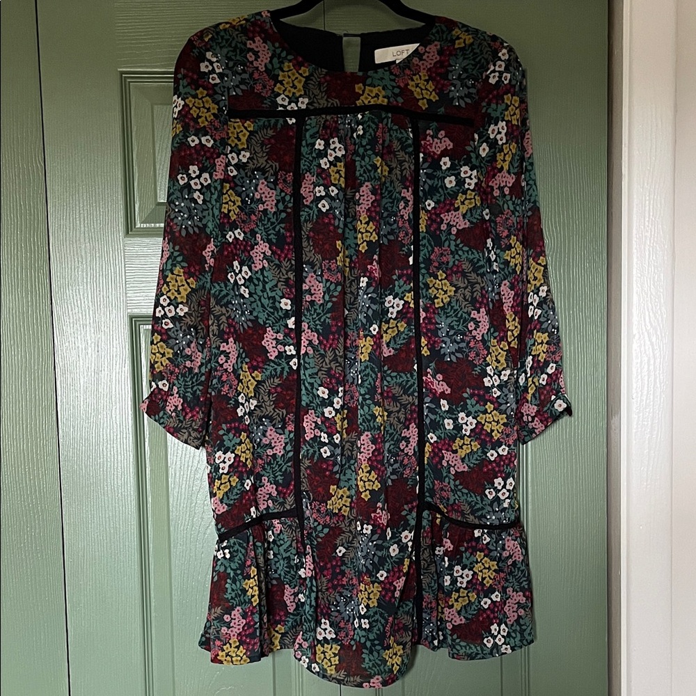 LOFT Multicolor Floral Dress- SP